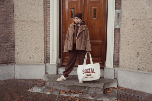 Blazer Fur Jacket Brown | NOTE: Levertijd 5-7 werkdagen